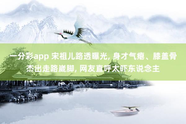 一分彩app 宋祖儿路透曝光， 身才气瘪、膝盖骨杰出走路崴脚， 网友直呼太吓东说念主